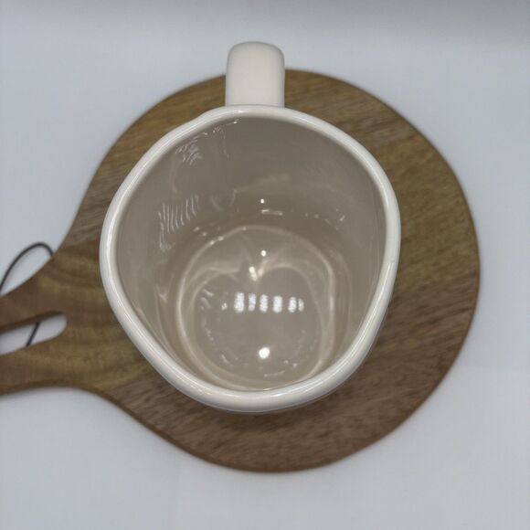 RAE DUNN " FUR MAMA " Mug Coffee Tea Cup Dog/Cat 5" Gift Party NWOT Magenta - Picture 5 of 7